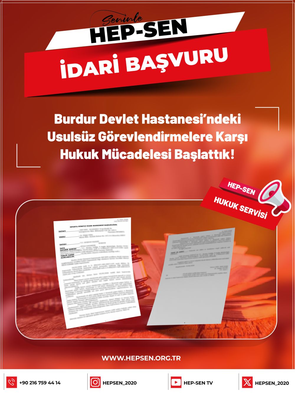 Burdur Devlet Hastanesindeki Usulsüz Görevlendirmelere Karşı Hukuk Mücadelesi Başlattık!